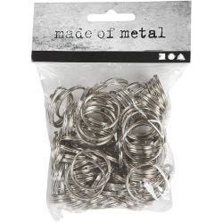 Nøkkelringer, dia. 25 mm, 100 stk./ 1 pk.