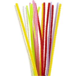 Piperenser, L: 30 cm, tykkelse 6 mm, vårfarger, 24 ass./ 1 pk.