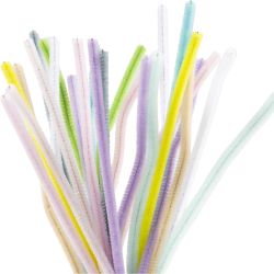 Piperenser, L: 30 cm, tykkelse 6 mm, pastellfarger, 25 ass./ 1 pk.