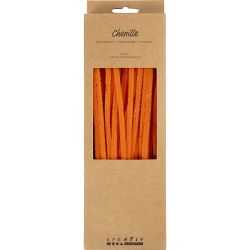 Piperenser, L: 30 cm, tykkelse 6 mm, orange, 50 stk./ 1 pk.