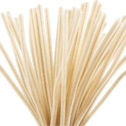 Piperenser, L: 30 cm, tykkelse 6 mm, beige, 50 stk./ 1 pk.