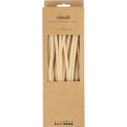 Piperenser, L: 30 cm, tykkelse 6 mm, beige, 50 stk./ 1 pk.