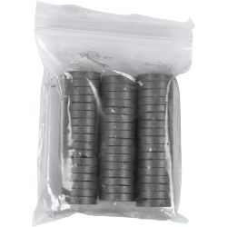 Magnet, dia. 14,5 mm, tykkelse 3 mm, 50 stk./ 1 pk.