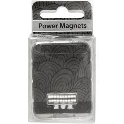 Kraftig magnet ”NdFeB” , dia. 5 mm, tykkelse 2 mm, 10 stk./ 1 pk.