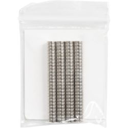Kraftig magnet ”NdFeB” , dia. 5 mm, tykkelse 2 mm, 100 stk./ 1 pk.