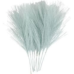 Kunstige fjær, 15 cm, 8 cm, lys blå, 10stk./ 1 pk.