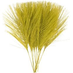 Kunstige fjær, 15 cm, 8 cm, grønn, 10stk./ 1 pk.