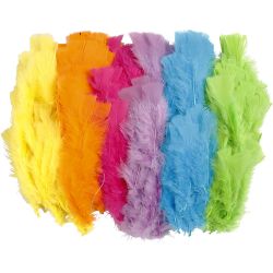 Dun , 11-17 cm, ass. farger, 144bunt/ 1 pk.