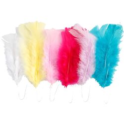 Dun , 11-17 cm, ass. farger, 18bunt/ 1 pk.