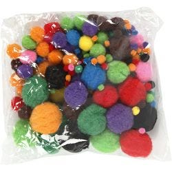 Dusker, dia. 5-40 mm, ass. farger, 42 g/ 1 pk.