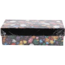 Pomponer, dia. 15-40 mm, glitter, sterke farger, 400 g/ 1 pk.