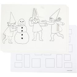 Julekalender med nisser i snøballkrig