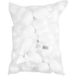 Egg, H: 8 cm, hvit, 50 stk./ 1 pk.
