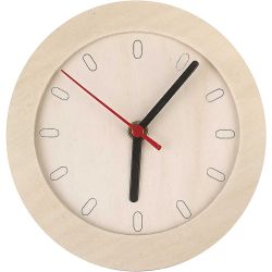 Klokke med treramme, 15 cm, 1 stk.