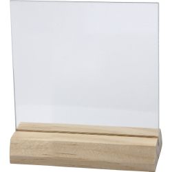 Glassplate med trefot