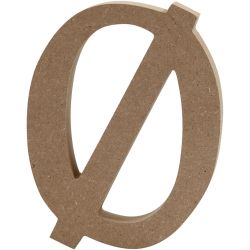 Bokstav, Ø, 8 cm, 1,5 cm, 1 stk.