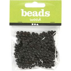 Treperler, dia. 5 mm, hullstr. 1,5 mm, svart, 6 g/ 1 pk.