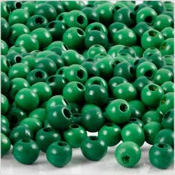 Treperler, dia. 5 mm, hullstr. 1,5 mm, grønn, 6 g/ 1 pk.