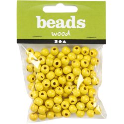 Treperler, dia. 10 mm, hullstr. 3 mm, gul, 20 g/ 1 pk.