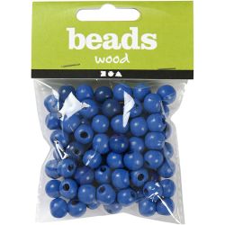 Treperler, dia. 10 mm, hullstr. 3 mm, blå, 20 g/ 1 pk.
