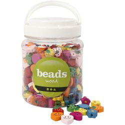 Motivperler, str. 15-20 mm, hullstr. 1,5 mm, 235 g, 700 ml/ 1 boks