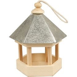 Fuglematehus med zinktak