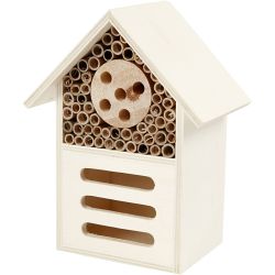 Insekt og sommerfuglhotell, 18 cm, 9 cm, 14 cm, 1 stk.