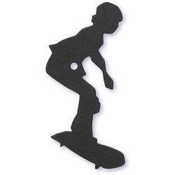 Kartongmerke, skater, str. 56x67 mm, svart, 10 stk./ 1 pk.