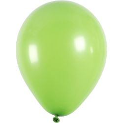 Ballonger, runde, 23 cm, grønn, 10stk./ 1 pk.