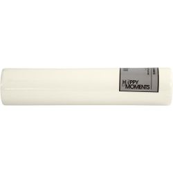Bordløper av Imitert Stoff, B: 35 cm, 70 g, creme, 10 m/ 1 rl.