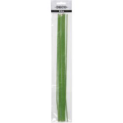 Blomstertråd, L: 30 cm, dia. 2 mm, grønn, 20 stk./ 1 pk.