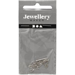 Øreringer med kjede