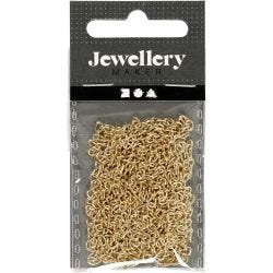 Jasseron, B: 2 mm, verguld, 2 m/ 1 doos