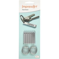 Nøkkelring Kit, str. 40x5 mm, 6 stk./ 1 pk.