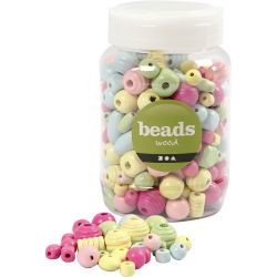 Treperler, dia. 10-15 mm, hullstr. 3-5 mm, lys blå, lys grønn, lys rød, lys gul, 400 ml/ 1 spann