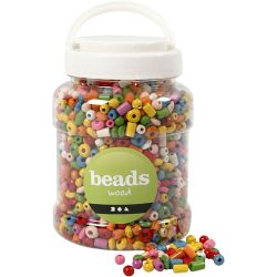 Treperler, dia. 5-8 mm, hullstr. 1,5 mm, ass. farger, 175 g, 400 ml/ 1 spann