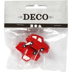Minifigurer, H: 20 mm, L: 40 mm, rød, 2 stk./ 1 pk.