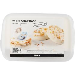 Hvit Såpemasse med Sheasmør, hvit, 1 kg