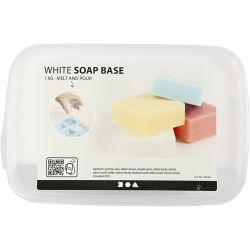 Såpemasse, hvit, 1 kg