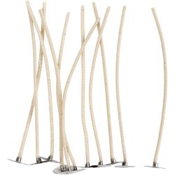 Veker for lys i beholder, Egnet for beholdere med diameter 20-65 mm, L: 110 mm, tykkelse 2 mm, 10 stk./ 1 pk.