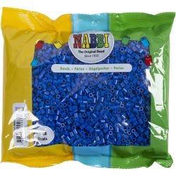 Rørperler, str. 5x5 mm, hullstr. 2,5 mm, medium, mørk blå (32232), 6000 stk./ 1 pk.