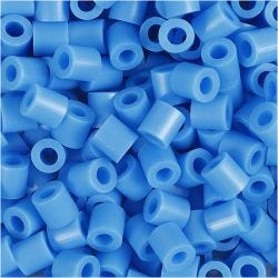 Rørperler, str. 5x5 mm, hullstr. 2,5 mm, medium, blå (32238), 1100 stk./ 1 pk.