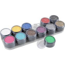 Grimas Ansiktsmaling - Sminkepalett, ass. farger, 12x15 ml/ 1 stk.