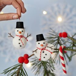 Tilbehør til snømann