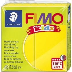 FIMO® Kids Leire, gul, 42 g/ 1 pk.