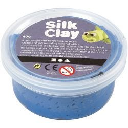 Silk Clay®, blå, 40 g/ 1 boks