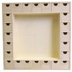 Dekorativ adventskalender i tre