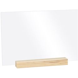 Sett med trerammer med pleksiglass til dekorering