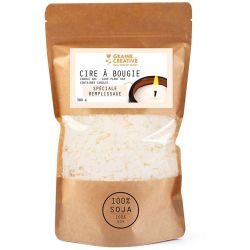 Vegansk soyavoks til fylling av stearinlys