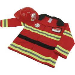 Brannmanns-utkledning, 5-6 år, 1 stk.